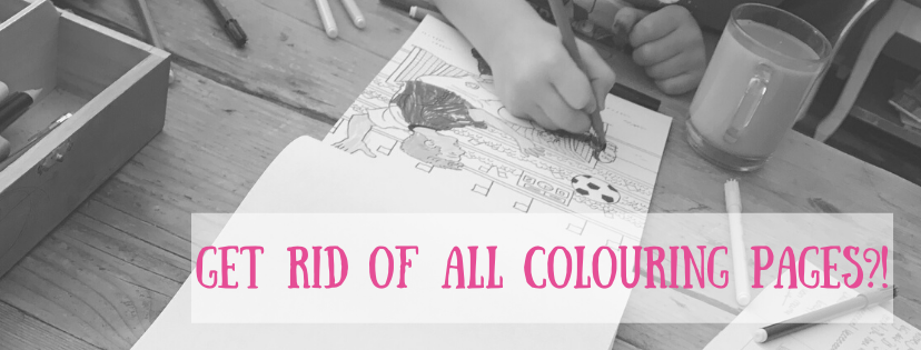 Getting rid of all colouring pages?!